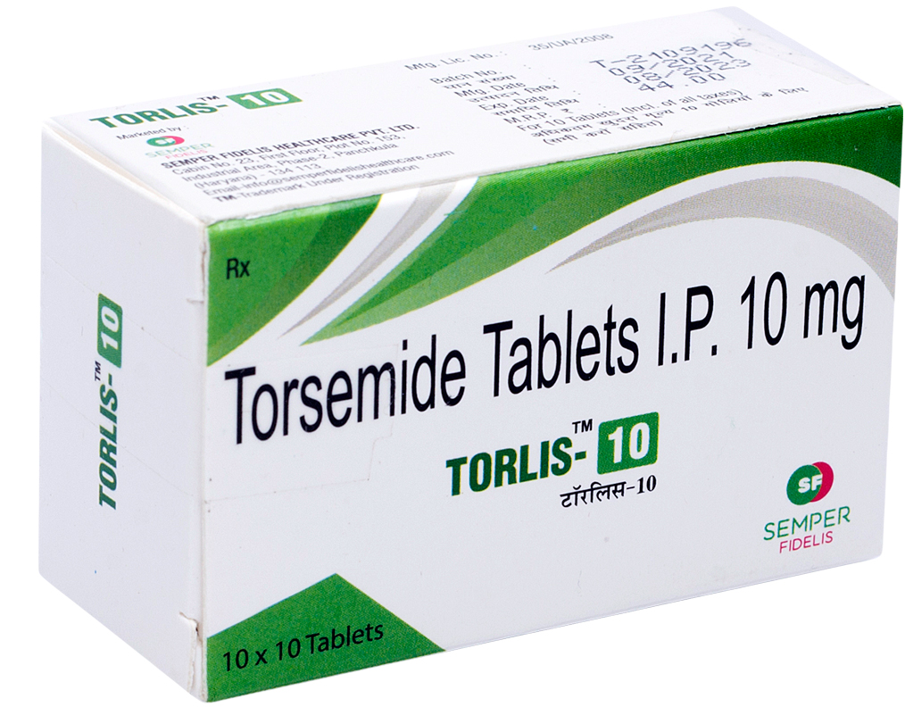 Torsemide Tablets I.P. 10 mg